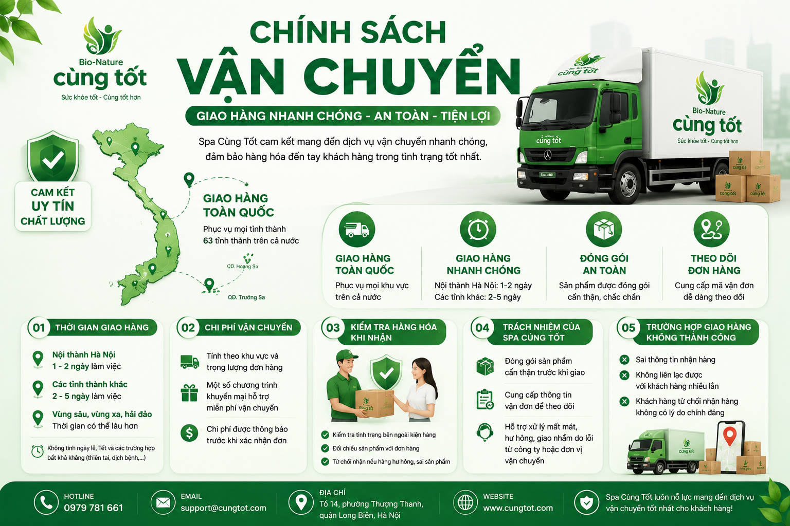 CHÍNH SÁCH VẬN CHUYỂN